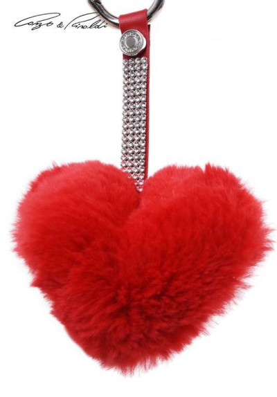 Cango&Rinaldi szőrme kulcstartó/táskadísz CR0035 (PRFH)