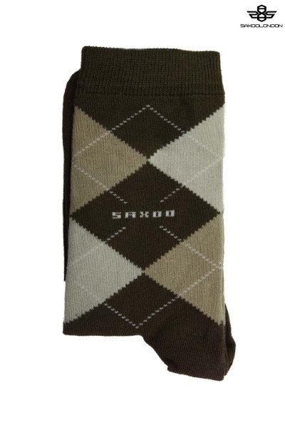 SaxooLondon férfi zokni (Karo Socks) 0295