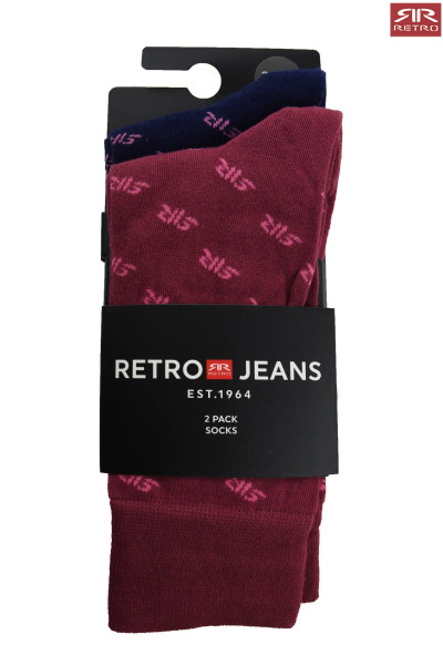 RetroJeans női zokni 2 páras csomagban (Belle) Egységár: 1495 Ft/pár 30026