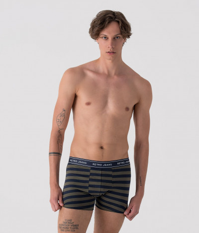 RetroJeans férfi alsónadrág 2 darabos csomagban (Harold Stripes) Egységár: 2495 Ft/db 30153
