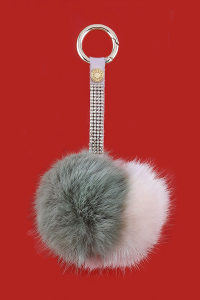 CRBAB0034 Cango&Rinaldi szőrme kulcstartó/táskadísz (09)