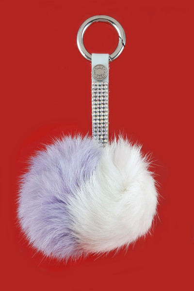 CRBAB0034 Cango&Rinaldi Szőrme Kulcstaró/Táskadísz (10)