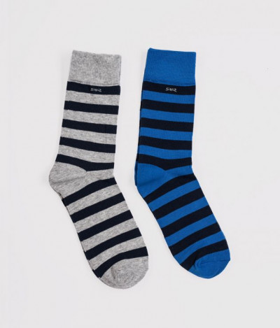 Retro Jeans férfi zokni 2 páras csomagban (Brandon Stripes) Egységár: 1995 Ft/pár 30027