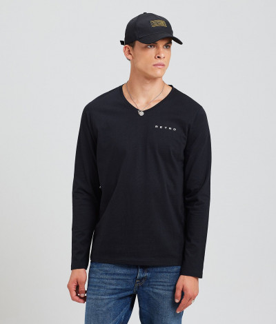 RetroJeans férfi hosszú ujjú felső (Iroko Longsleeves) 70085