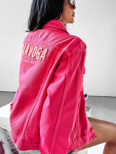 O La Voga női farmer dzseki (Biser) 20507