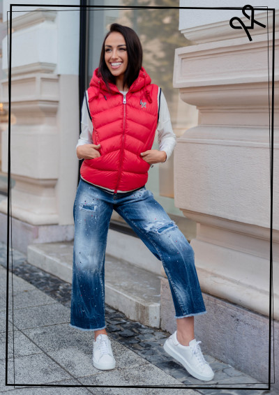 Magenta szűk szabású mellény (MG242106)