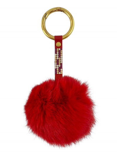 0034 Cango&Rinaldi szőrme kulcstaró/táskadísz (03)