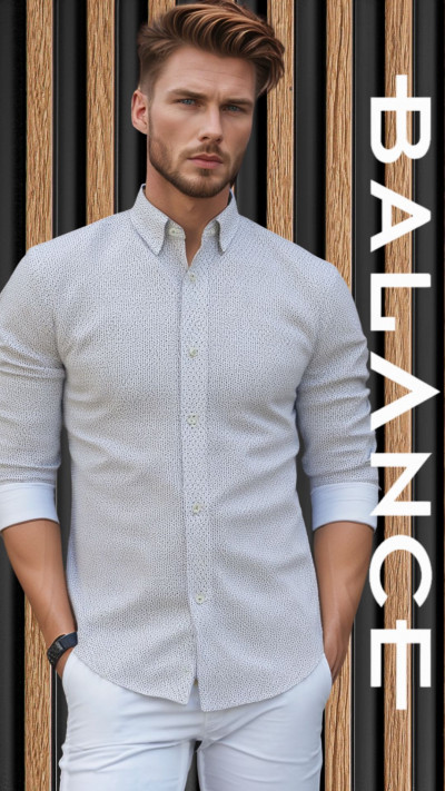 Balance férfi ing (Ellius - slim fit) 251058