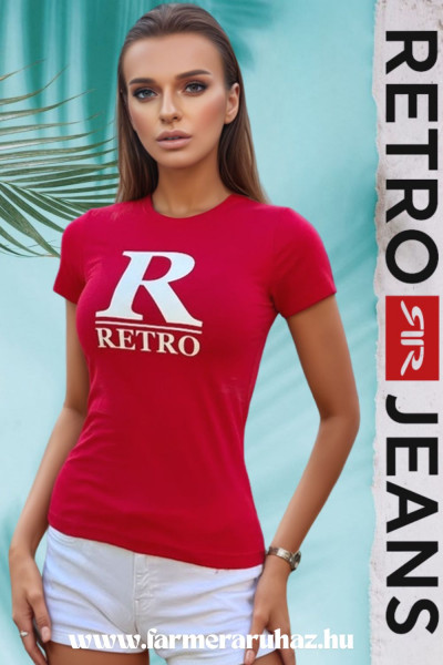 RetroJeans női póló (Nola T-shirt black) 251110