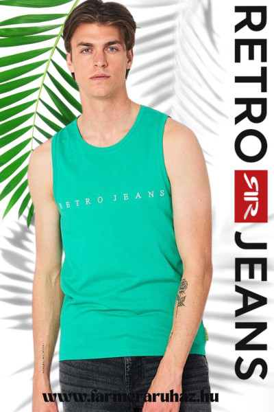 RetroJeans férfi trikó (Mats Tank Top Green) 251168