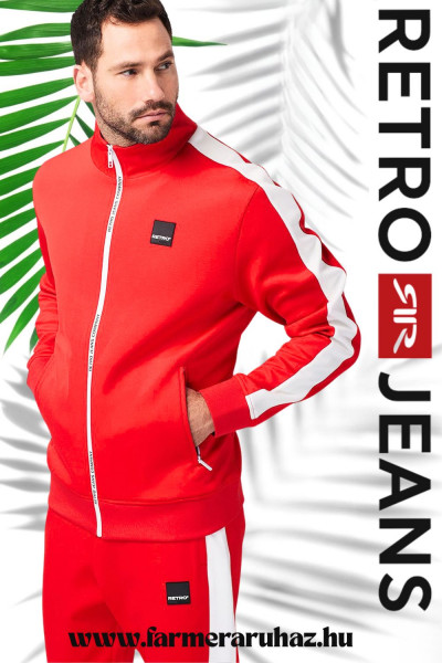 RetroJeans férfi jogging felső (Alec Zipup Jogging Top) 251105