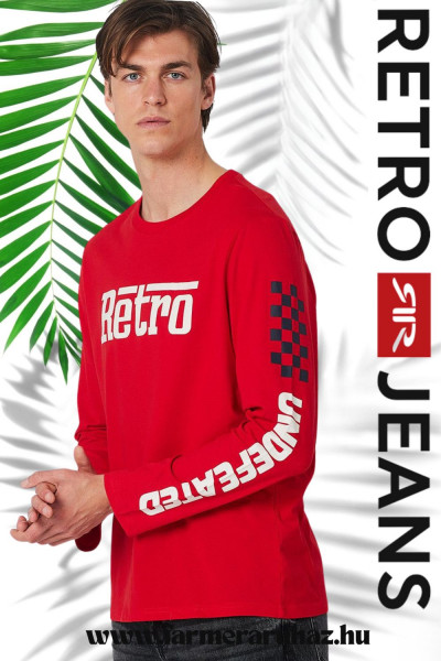RetroJeans férfi hosszú ujjú felső (Agus) 251015