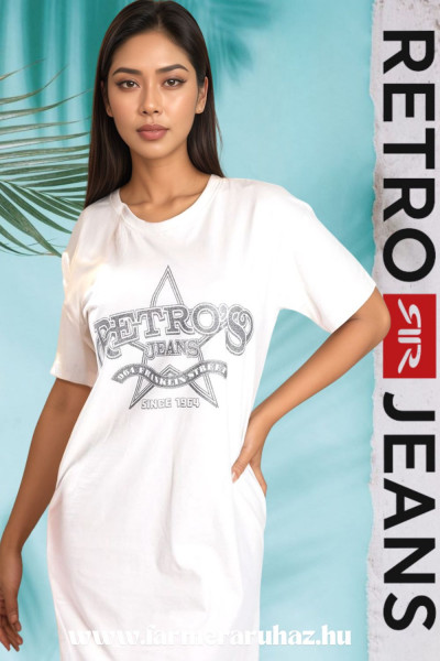 RetroJeans női póló (Rowyn T-shirt Dress) 251053