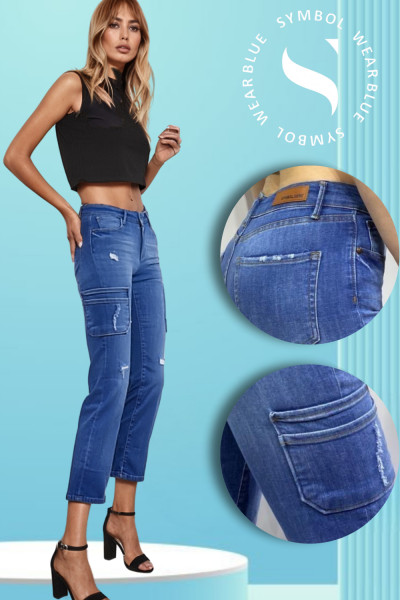 SymbolJeans női farmernadrág (Carol cropped) 251033