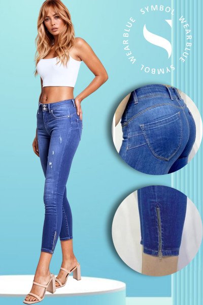 SymbolJeans női farmernadrág (Karina cropped) 251024