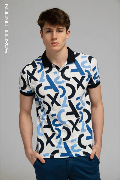 SaxooLondon férfi póló (Telon) 251068