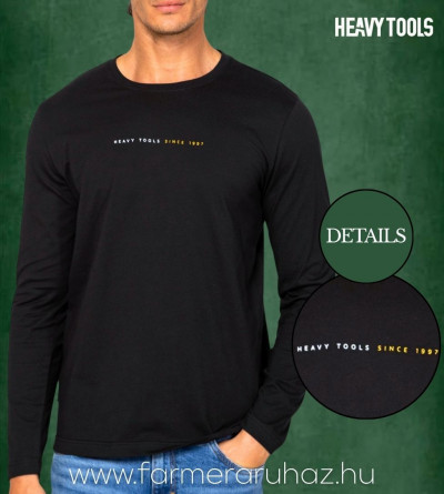 Heavy Tools férfi pulóver (Cirio Black) 252007