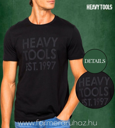 Heavy Tools férfi póló (Manzar Black) 252014