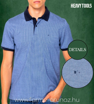Heavy Tools férfi póló (Drew Navy) 252018