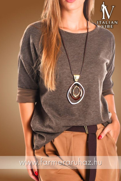Italian Vibe női felső nyaklánccal 2520033