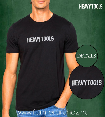 Heavy Tools férfi póló (Mangi Black) 252047