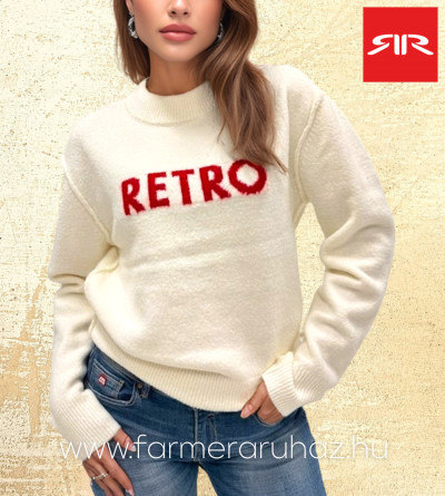 RetroJeans női kötött pulóver (Hailey) 252016