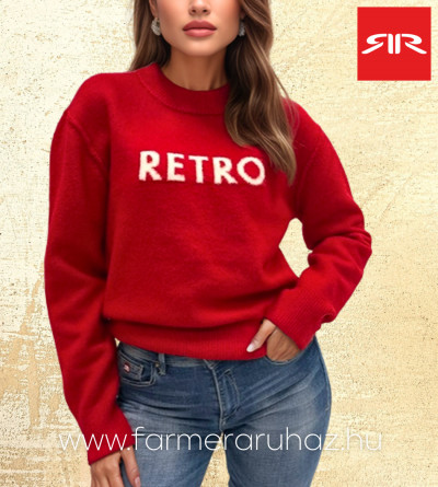 RetroJeans női kötött pulóver (Hailey) 252015