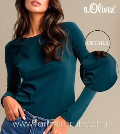 S.Oliver női hosszú ujjú felső 252025