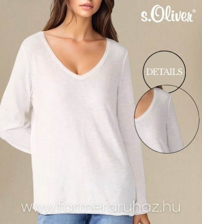 S.Oliver női hosszú ujjú felső 252050