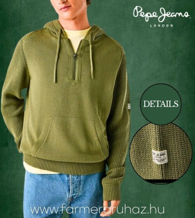 Pepe Jeans férfi pulóver (Phoenix Hoodie) 252091