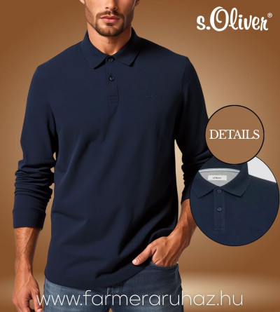 S.Oliver férfi hosszú ujjú felső 252098
