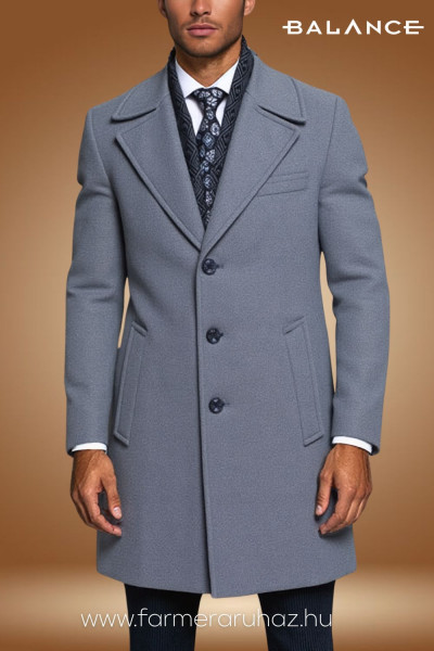 Balance férfi szövetkabát (Kötöttgalléros) 252030