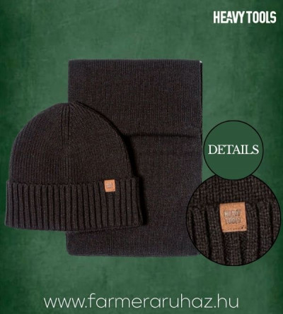 Heavy Tools férfi sapka-sál szett (Pria25) 242447