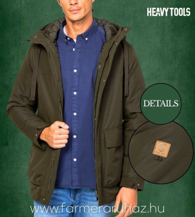 Heavy Tools férfi kabát (Neutralw25) 252341