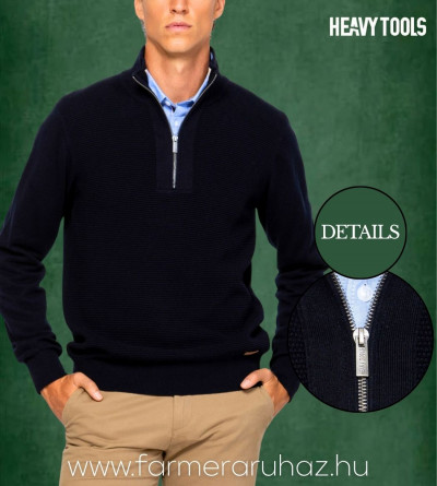 Heavy Tools férfi kötött pulóver (Hendon) 252382