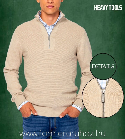 Heavy Tools férfi kötött pulóver (Hendon) 252386
