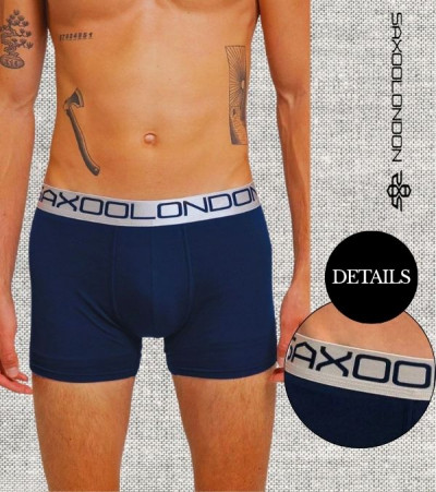 SaxooLondon férfi alsónadrág 2 darabos csomagban (Silver New) Egységár: 3995 Ft/db 252031