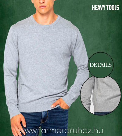 Heavy Tools férfi pulóver (Hunter) 252492