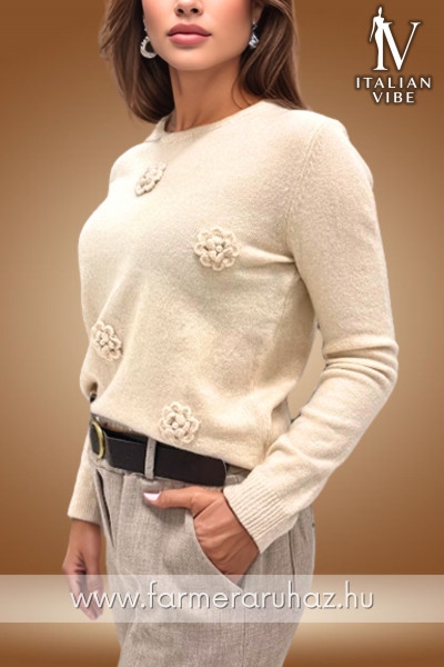 Italian Vibe női gyapjú tartalmú felső 2530217