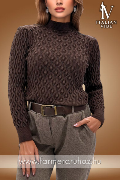 Italian Vibe női kötött mintás felső 2530201