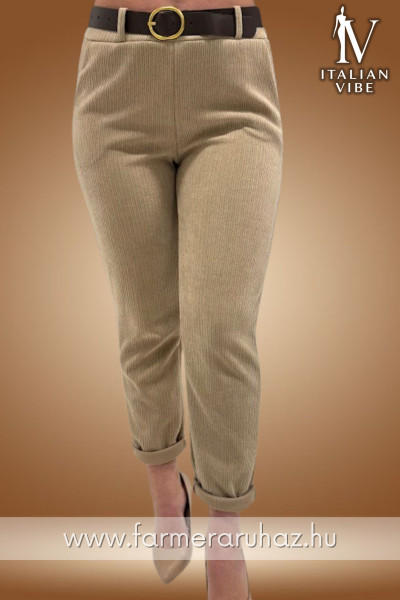 Italian Vibe női nadrág övvel 2530092