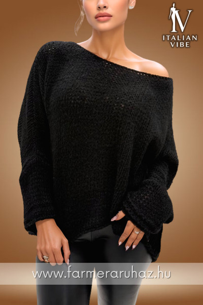 Italian Vibe női gyapjú tartalmú buklé felső 2530188