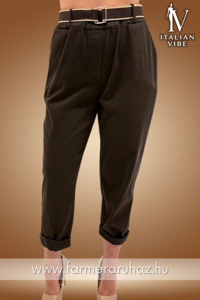 Italian Vibe női nadrág övvel 2530098