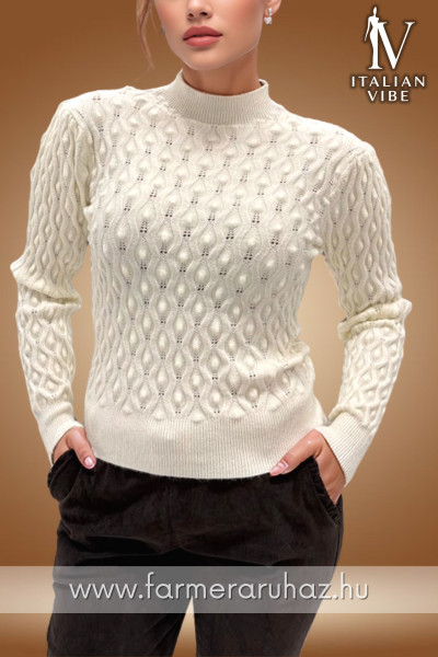 Italian Vibe női kötött mintás felső 2530200