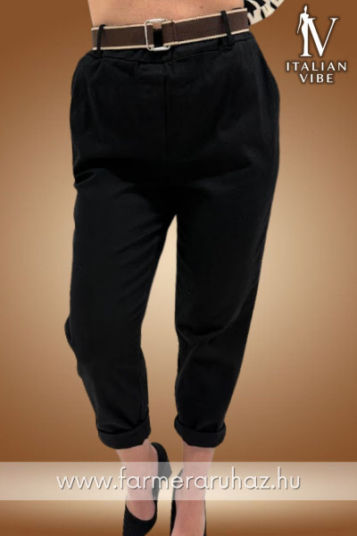 Italian Vibe női nadrág övvel 2530100