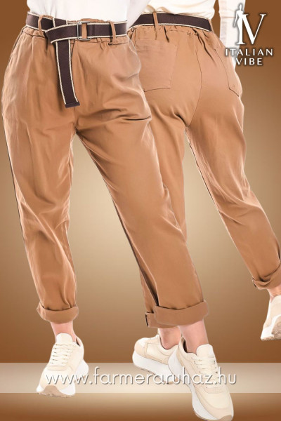 Italian Vibe női nadrág övvel 2530099