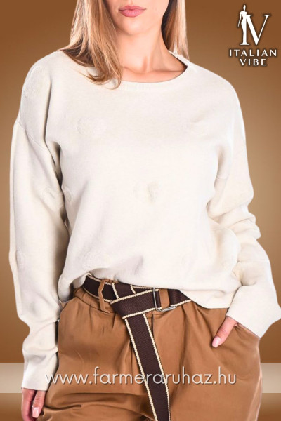 Italian Vibe női kötött mintás felső 2530197