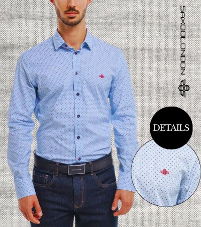 SaxooLondon férfi ing (Slinder Drons) 252044