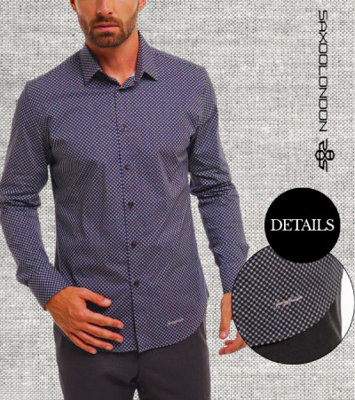 SaxooLondon férfi ing (Bossa Plant) 252047