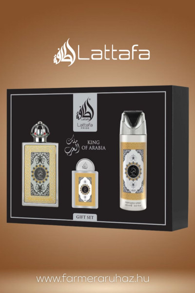Lattafa 4 db-os férfi ajándék szett / King of Arabia (ARP019)